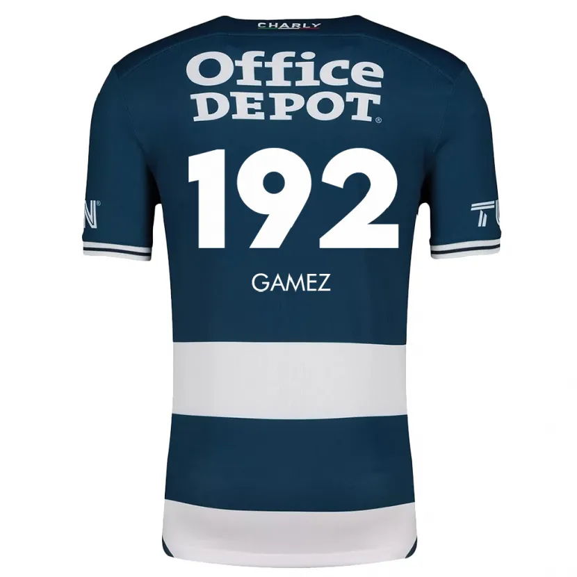 Danxen Kinder Jonathan Gámez #192 Blau Weiss Heimtrikot Trikot 2024/25 T-Shirt