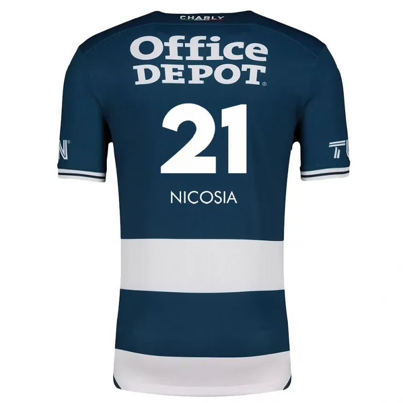 Danxen Kinder Nina Nicosia #21 Blau Weiss Heimtrikot Trikot 2024/25 T-Shirt