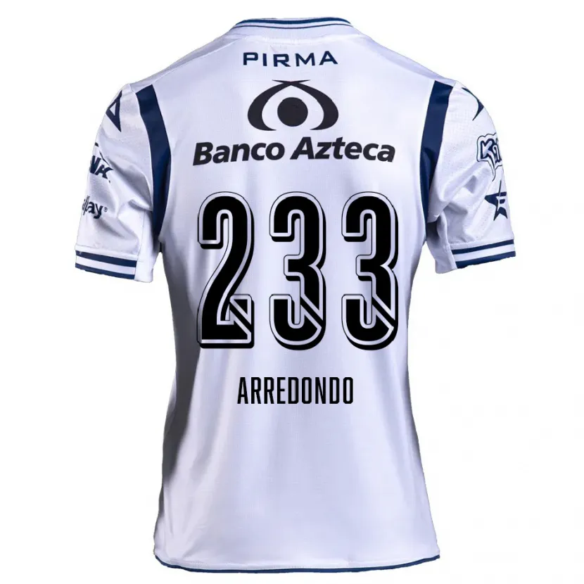 Danxen Kinder Ángel Arredondo #233 Weiß Marineblau Heimtrikot Trikot 2024/25 T-Shirt