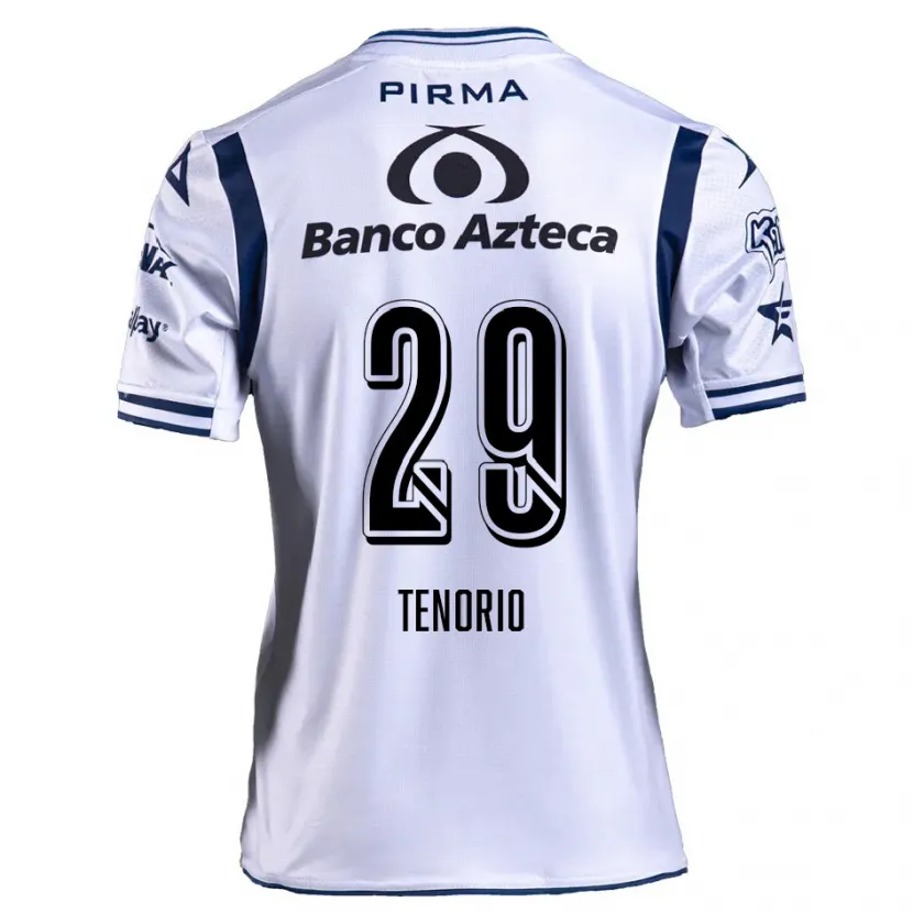 Danxen Kinder Jessica Tenorio #29 Weiß Marineblau Heimtrikot Trikot 2024/25 T-Shirt