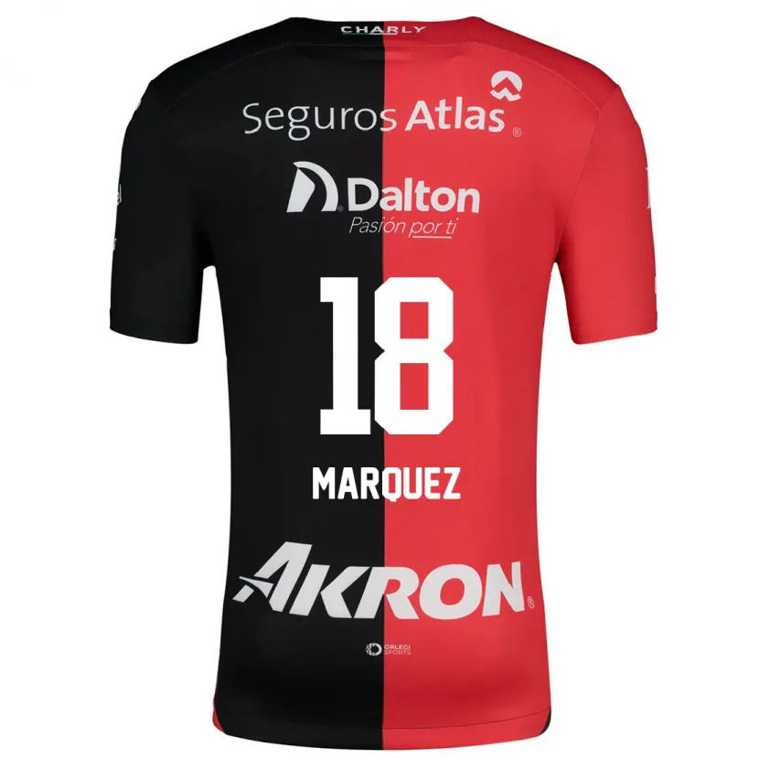 Danxen Kinder Jeremy Márquez #18 Rot Schwarz Heimtrikot Trikot 2024/25 T-Shirt