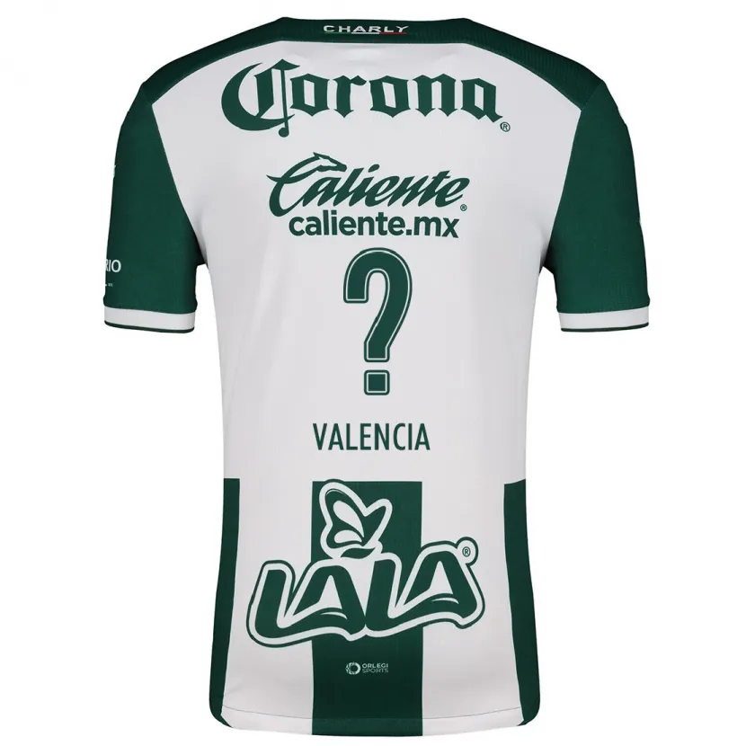 Danxen Kinder Álex Valencia #0 Grün Weiß Heimtrikot Trikot 2024/25 T-Shirt