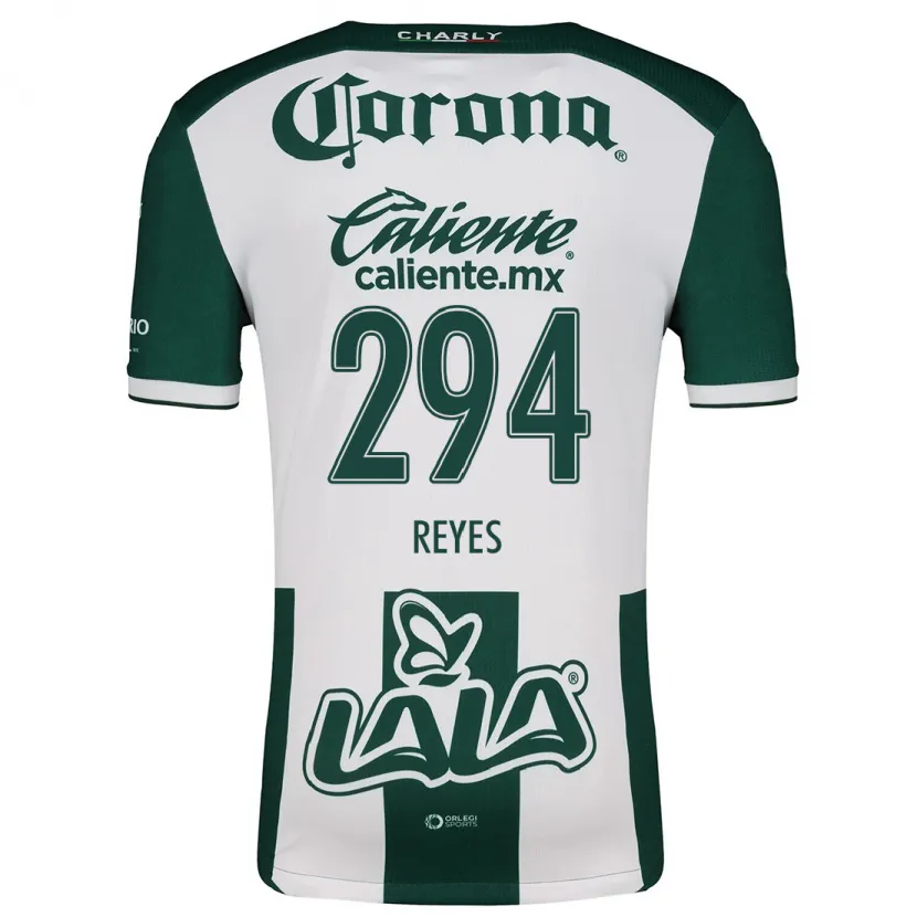 Danxen Kinder Máximo Reyes #294 Grün Weiß Heimtrikot Trikot 2024/25 T-Shirt