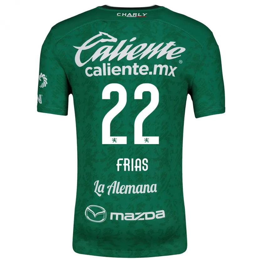 Danxen Kinder Adonis Frías #22 Grün Weiß Heimtrikot Trikot 2024/25 T-Shirt