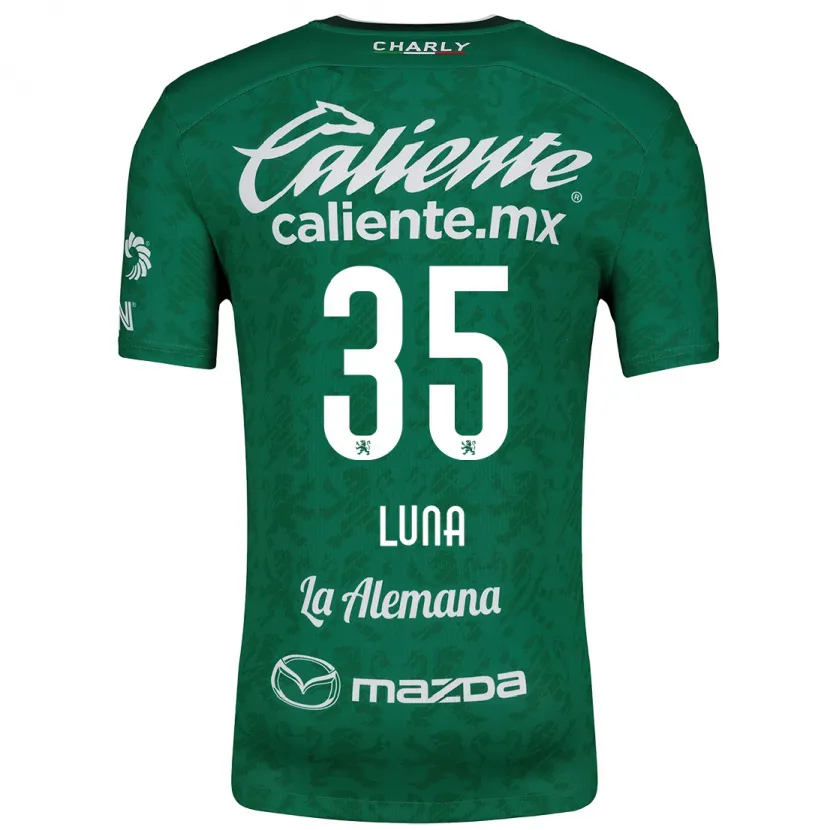 Danxen Kinder Diego Luna #35 Grün Weiß Heimtrikot Trikot 2024/25 T-Shirt