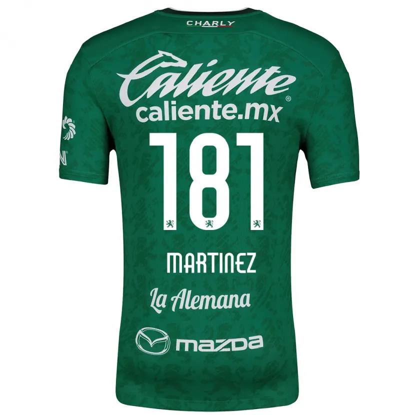 Danxen Kinder Irving Martínez #181 Grün Weiß Heimtrikot Trikot 2024/25 T-Shirt