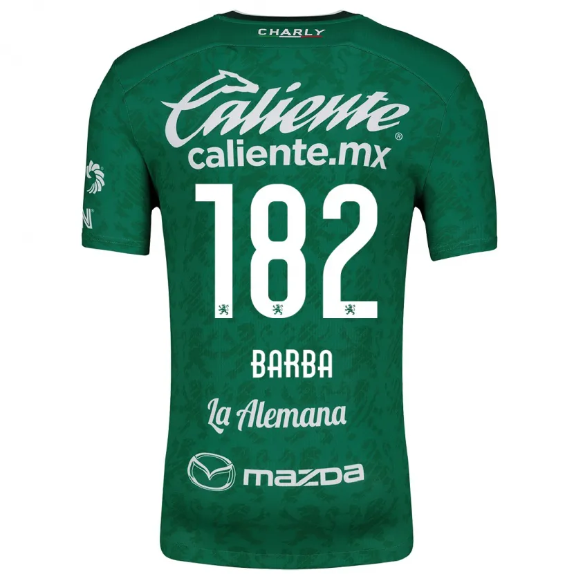 Danxen Kinder Austin Barba #182 Grün Weiß Heimtrikot Trikot 2024/25 T-Shirt