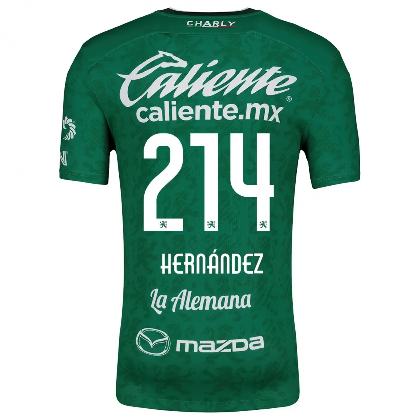 Danxen Kinder Iván Hernández #214 Grün Weiß Heimtrikot Trikot 2024/25 T-Shirt