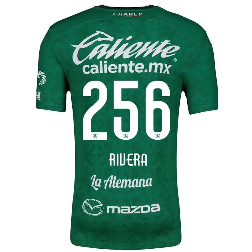 Danxen Kinder Fernando Rivera #256 Grün Weiß Heimtrikot Trikot 2024/25 T-Shirt