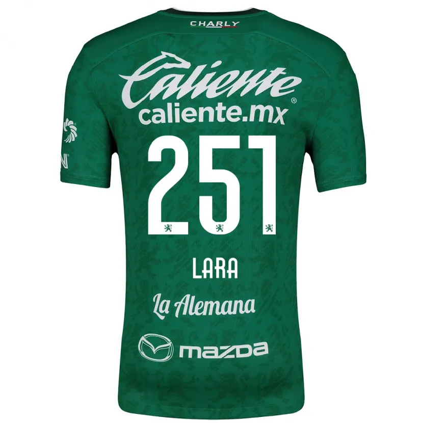 Danxen Kinder Tristán Lara #251 Grün Weiß Heimtrikot Trikot 2024/25 T-Shirt