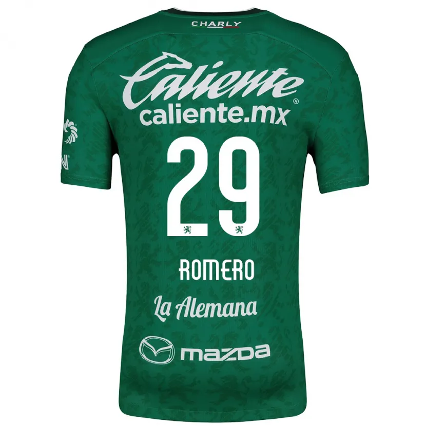 Danxen Kinder Lucas Romero #29 Grün Weiß Heimtrikot Trikot 2024/25 T-Shirt