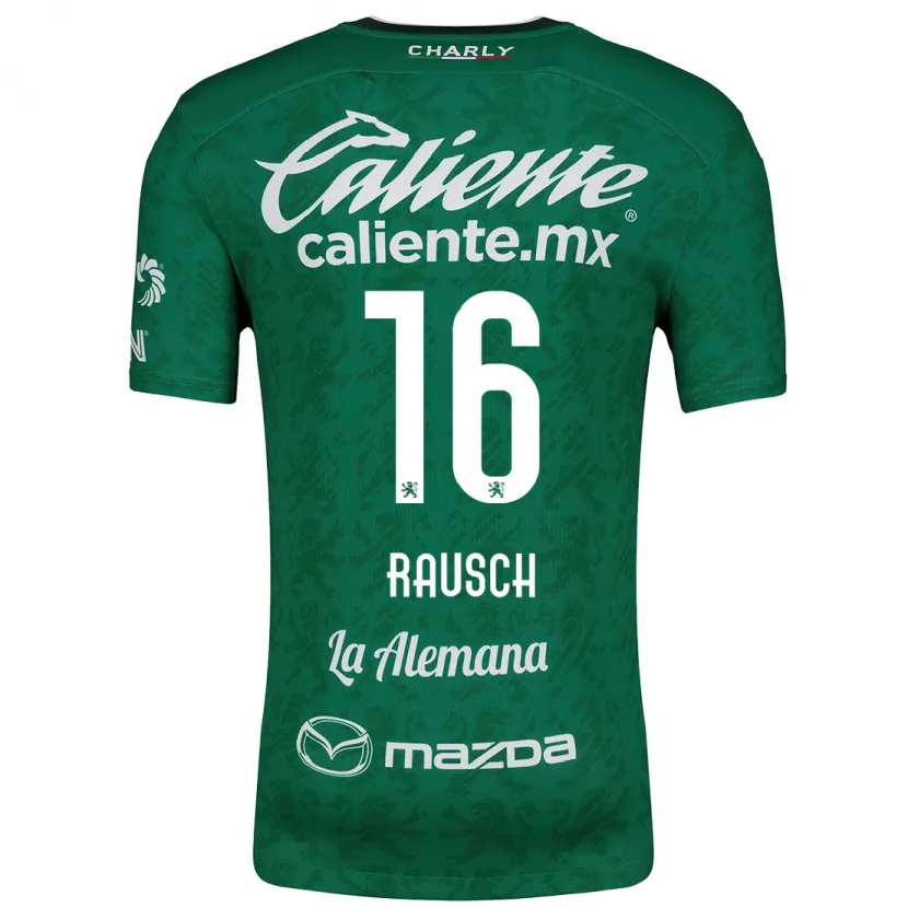 Danxen Kinder Mayalu Rausch #16 Grün Weiß Heimtrikot Trikot 2024/25 T-Shirt