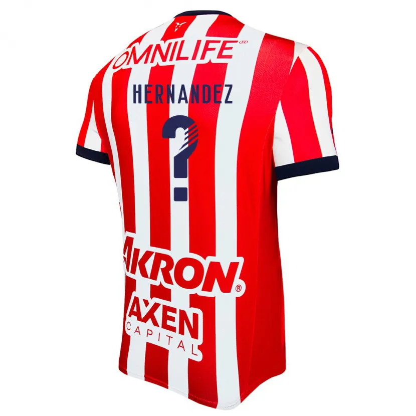 Danxen Kinder Carlos Hernandez #0 Rot Weiß Blau Heimtrikot Trikot 2024/25 T-Shirt