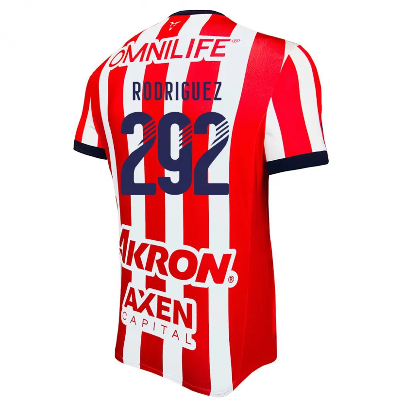 Danxen Kinder Emiliano Rodríguez #292 Rot Weiß Blau Heimtrikot Trikot 2024/25 T-Shirt