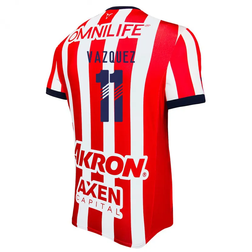 Danxen Kinder Anette Vázquez #11 Rot Weiß Blau Heimtrikot Trikot 2024/25 T-Shirt