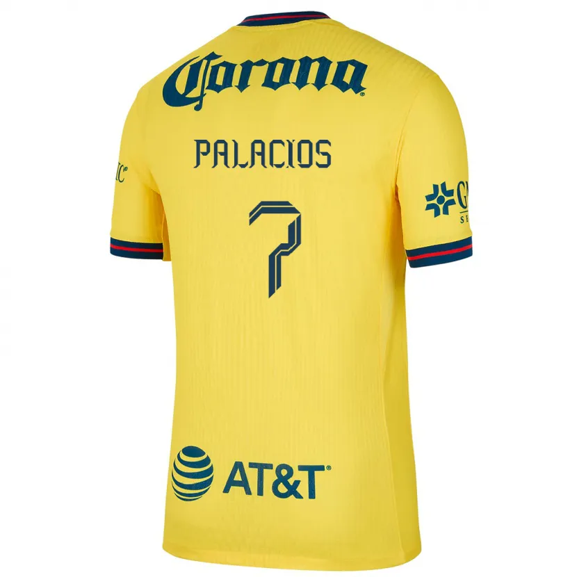 Danxen Kinder Kiana Palacios #7 Gelb Blau Heimtrikot Trikot 2024/25 T-Shirt