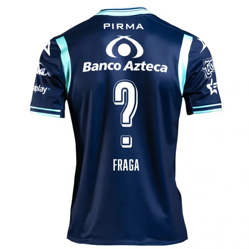 Danxen Kinder Miguel Fraga #0 Navy Blau Auswärtstrikot Trikot 2024/25 T-Shirt