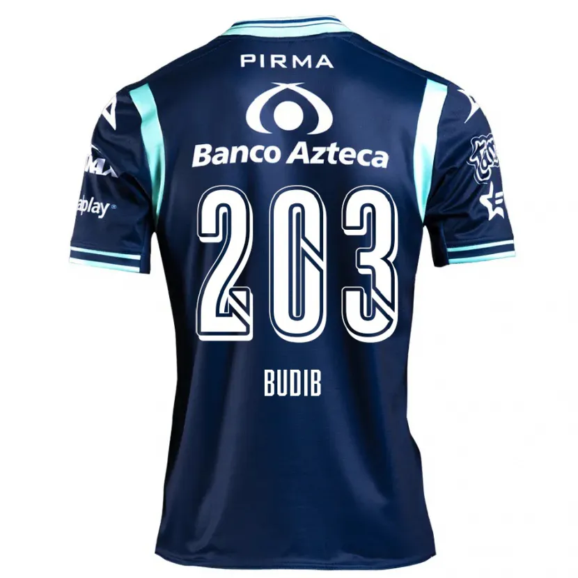 Danxen Kinder Pedro Budib #203 Navy Blau Auswärtstrikot Trikot 2024/25 T-Shirt