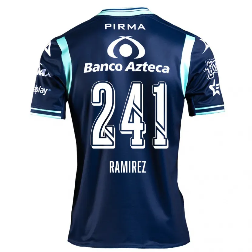 Danxen Kinder Eduardo Ramírez #241 Navy Blau Auswärtstrikot Trikot 2024/25 T-Shirt