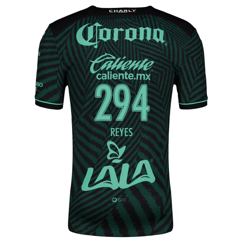 Danxen Kinder Máximo Reyes #294 Schwarz Grün Auswärtstrikot Trikot 2024/25 T-Shirt