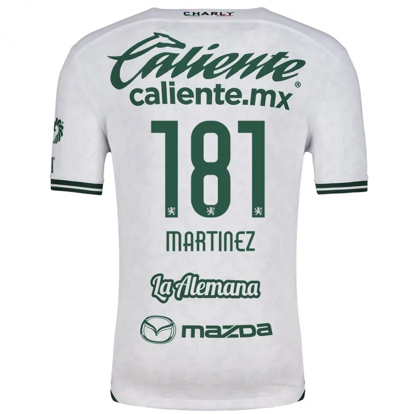 Danxen Kinder Irving Martínez #181 Weiß Grün Auswärtstrikot Trikot 2024/25 T-Shirt