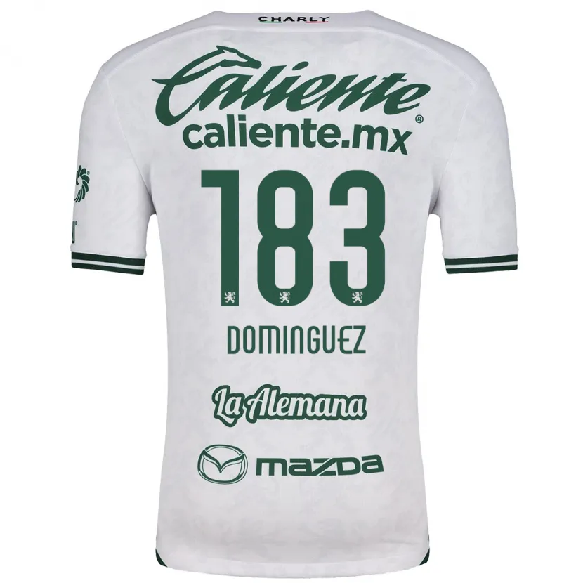 Danxen Kinder Jesús Domínguez #183 Weiß Grün Auswärtstrikot Trikot 2024/25 T-Shirt