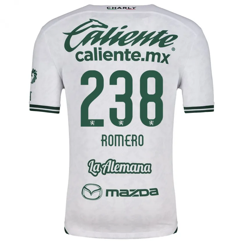 Danxen Kinder Paulo Romero #238 Weiß Grün Auswärtstrikot Trikot 2024/25 T-Shirt