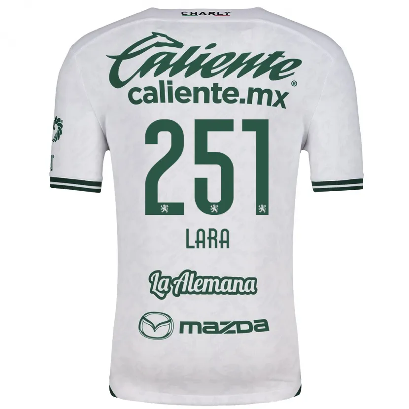 Danxen Kinder Tristán Lara #251 Weiß Grün Auswärtstrikot Trikot 2024/25 T-Shirt