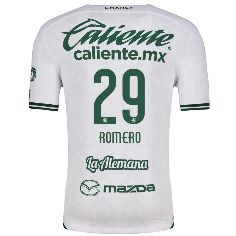Danxen Kinder Lucas Romero #29 Weiß Grün Auswärtstrikot Trikot 2024/25 T-Shirt