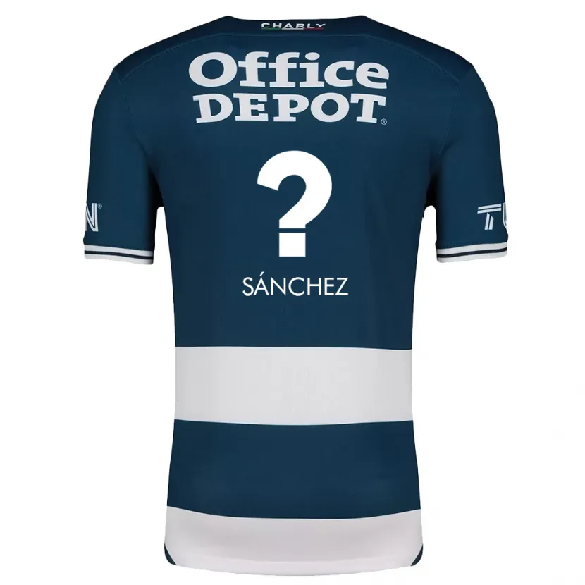 Danxen Herren Leonardo Sánchez #0 Blau Weiss Heimtrikot Trikot 2024/25 T-Shirt