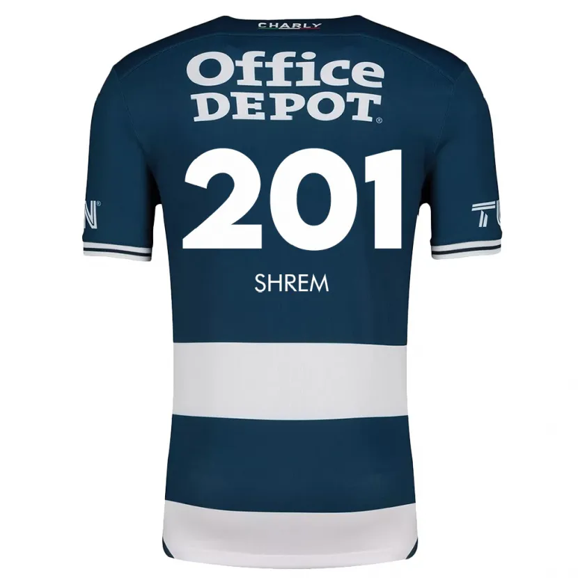 Danxen Herren David Shrem #201 Blau Weiss Heimtrikot Trikot 2024/25 T-Shirt