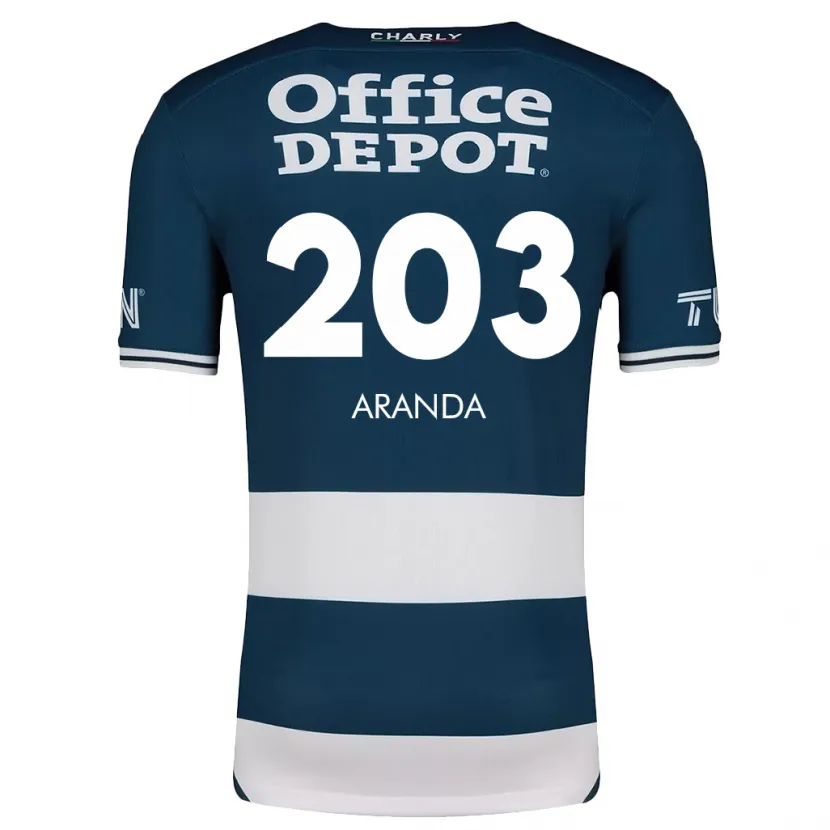 Danxen Herren Juan Aranda #203 Blau Weiss Heimtrikot Trikot 2024/25 T-Shirt