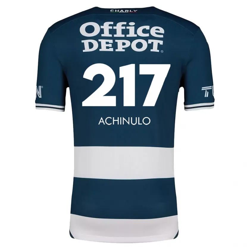Danxen Herren Princewill Achinulo #217 Blau Weiss Heimtrikot Trikot 2024/25 T-Shirt