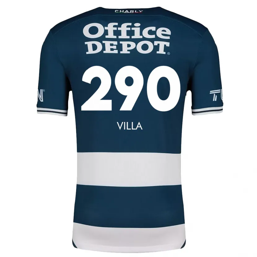 Danxen Herren Adrián Villa #290 Blau Weiss Heimtrikot Trikot 2024/25 T-Shirt
