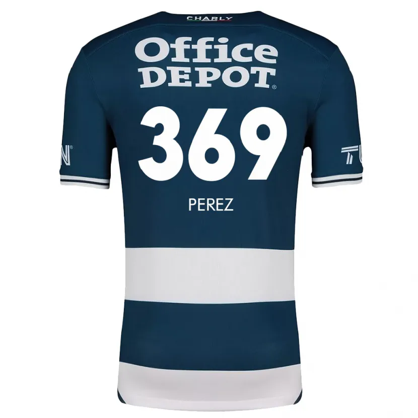 Danxen Herren Santiago Pérez #369 Blau Weiss Heimtrikot Trikot 2024/25 T-Shirt