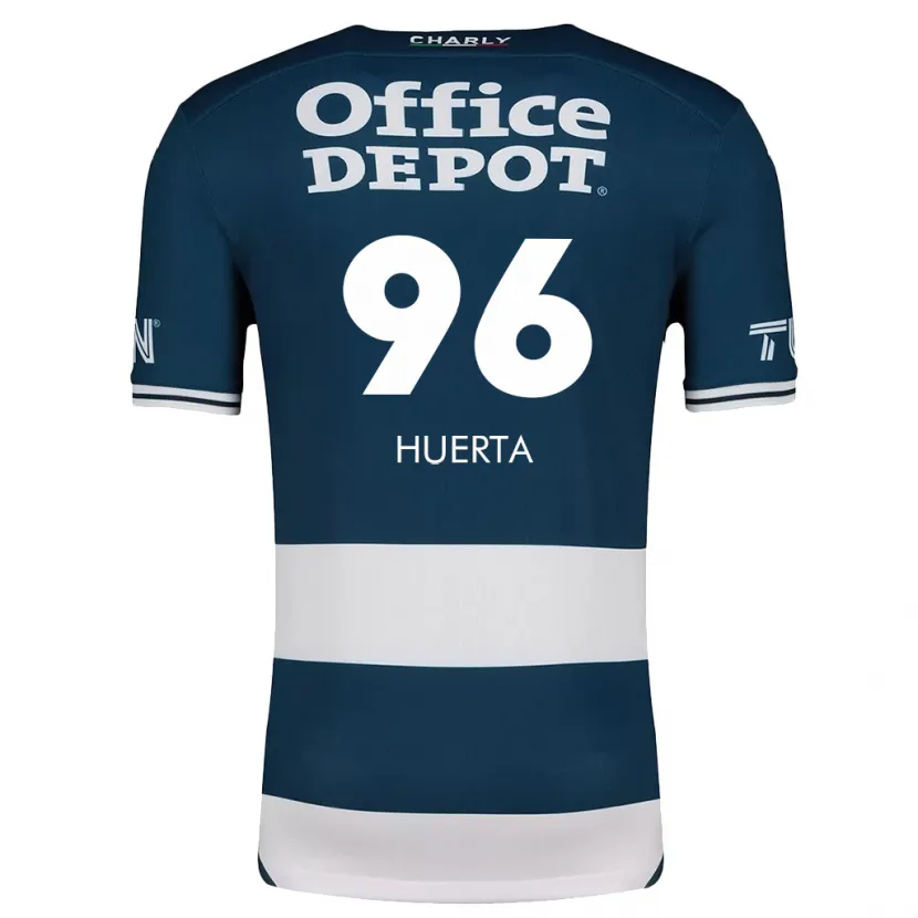 Danxen Herren Edwin Huerta #96 Blau Weiss Heimtrikot Trikot 2024/25 T-Shirt
