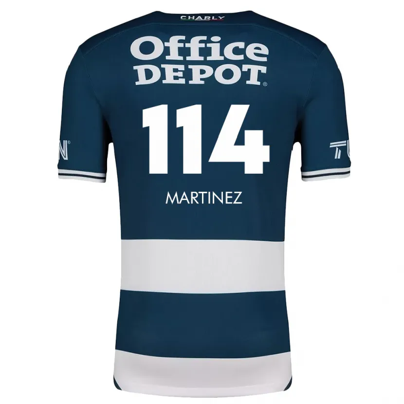 Danxen Herren Jesús Martínez #114 Blau Weiss Heimtrikot Trikot 2024/25 T-Shirt
