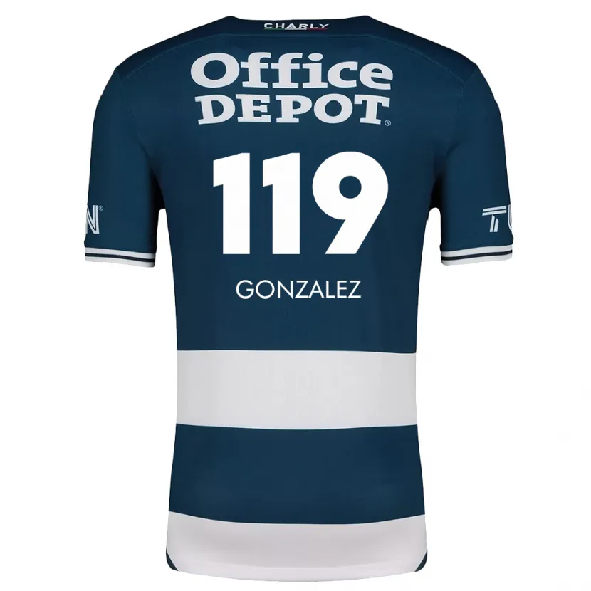 Danxen Herren Juan González #119 Blau Weiss Heimtrikot Trikot 2024/25 T-Shirt