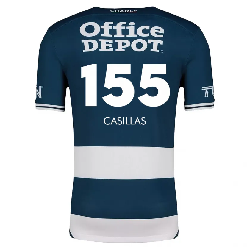 Danxen Herren Johan Casillas #155 Blau Weiss Heimtrikot Trikot 2024/25 T-Shirt