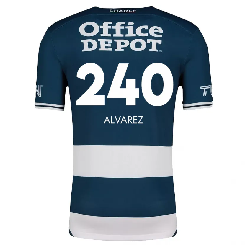 Danxen Herren Gael Álvarez #240 Blau Weiss Heimtrikot Trikot 2024/25 T-Shirt