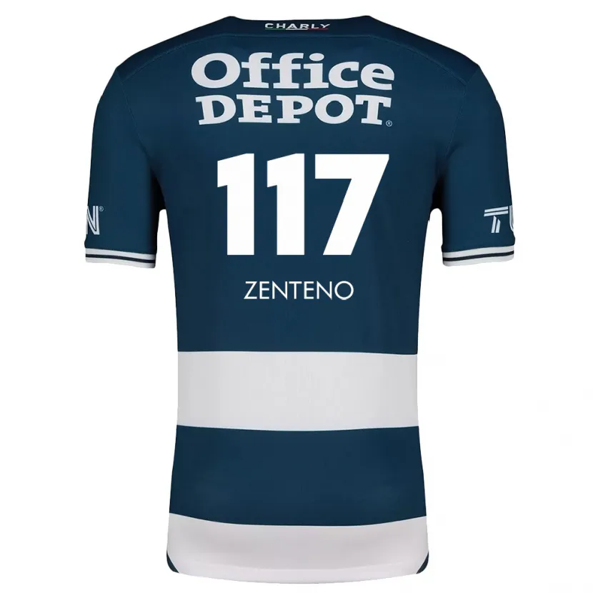 Danxen Herren Gustavo Zenteno #117 Blau Weiss Heimtrikot Trikot 2024/25 T-Shirt