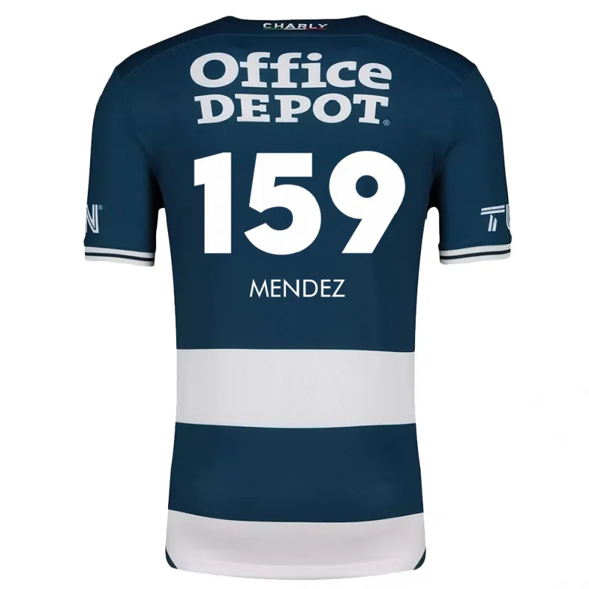 Danxen Herren Daniel Méndez #159 Blau Weiss Heimtrikot Trikot 2024/25 T-Shirt