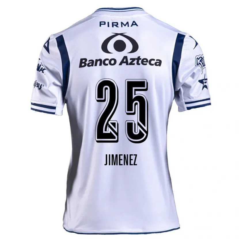 Danxen Herren Miguel Jiménez #25 Weiß Marineblau Heimtrikot Trikot 2024/25 T-Shirt