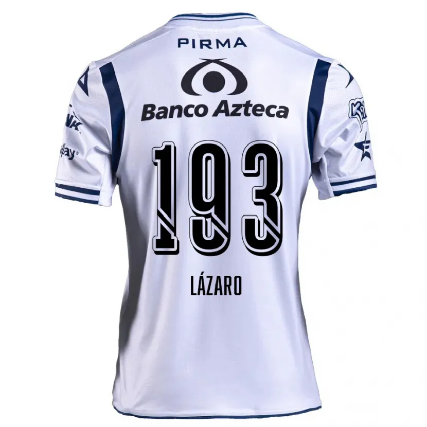 Danxen Herren Juan Lázaro #193 Weiß Marineblau Heimtrikot Trikot 2024/25 T-Shirt