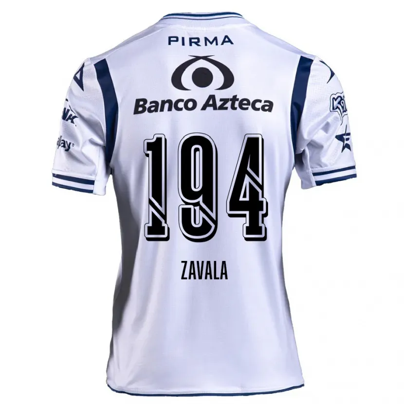 Danxen Herren Arath Zavala #194 Weiß Marineblau Heimtrikot Trikot 2024/25 T-Shirt