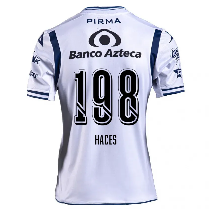 Danxen Herren Daniel Haces #198 Weiß Marineblau Heimtrikot Trikot 2024/25 T-Shirt