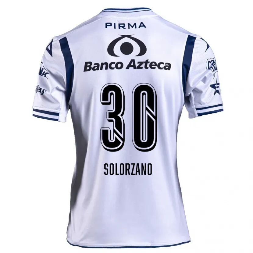 Danxen Herren Aisha Solórzano #30 Weiß Marineblau Heimtrikot Trikot 2024/25 T-Shirt