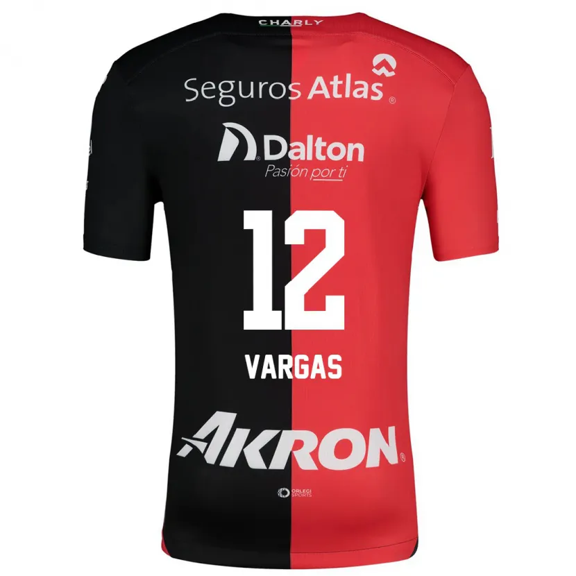 Danxen Herren Camilo Vargas #12 Rot Schwarz Heimtrikot Trikot 2024/25 T-Shirt