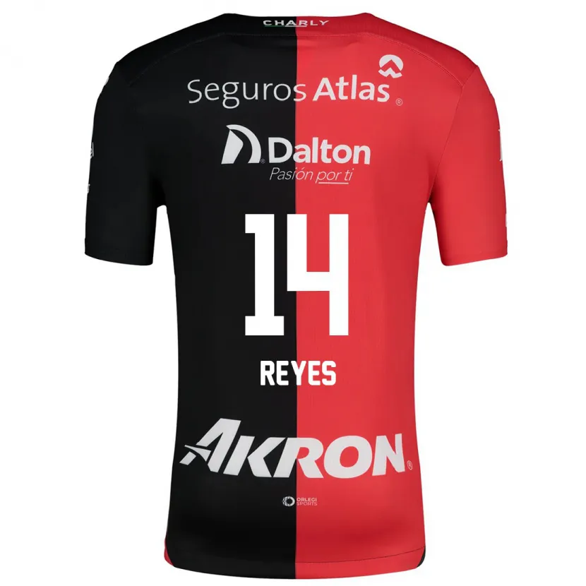Danxen Herren Luis Reyes #14 Rot Schwarz Heimtrikot Trikot 2024/25 T-Shirt