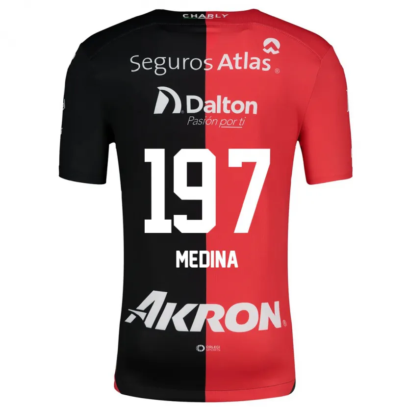 Danxen Herren Héctor Medina #197 Rot Schwarz Heimtrikot Trikot 2024/25 T-Shirt